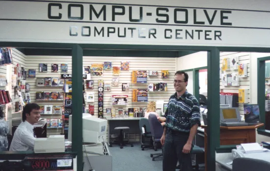 Compu-SOLVE Computer Center storefront in Midland, Ontario